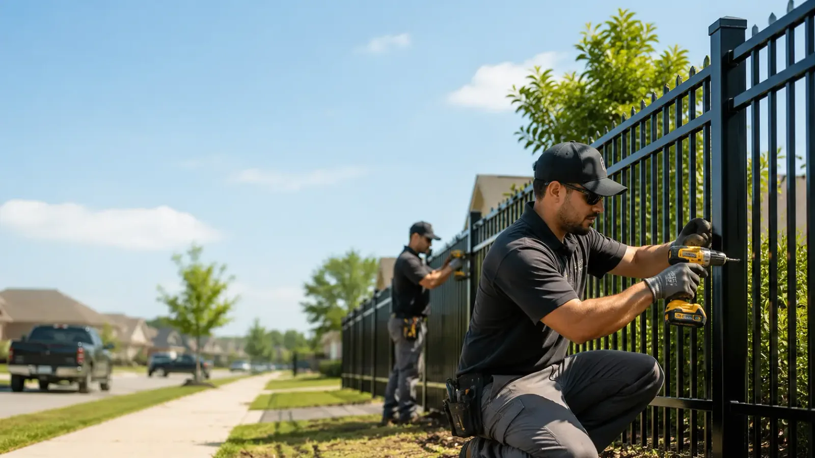 Metal Fence Installation in Holy Cross, IA